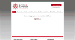 Desktop Screenshot of dsfire.gov.uk